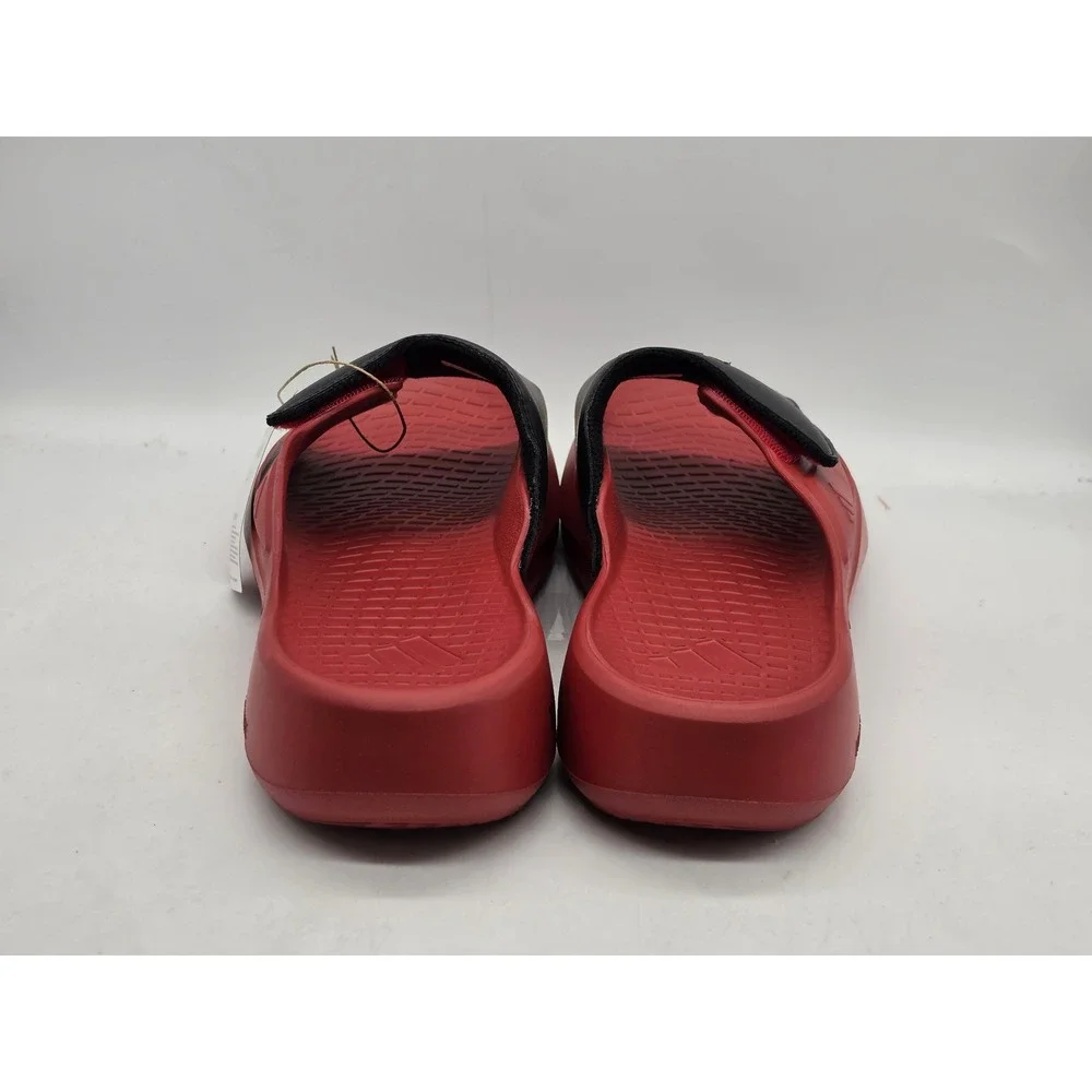 Adidas Lightblaze Slide NC State Wolfpack Men 11 Red Black Sandals Shoes IH7119